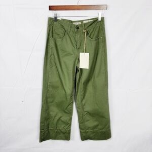Size 5 Green Wide-Leg Pants